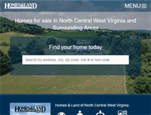 Tablet Screenshot of northcentralwvhomes.com
